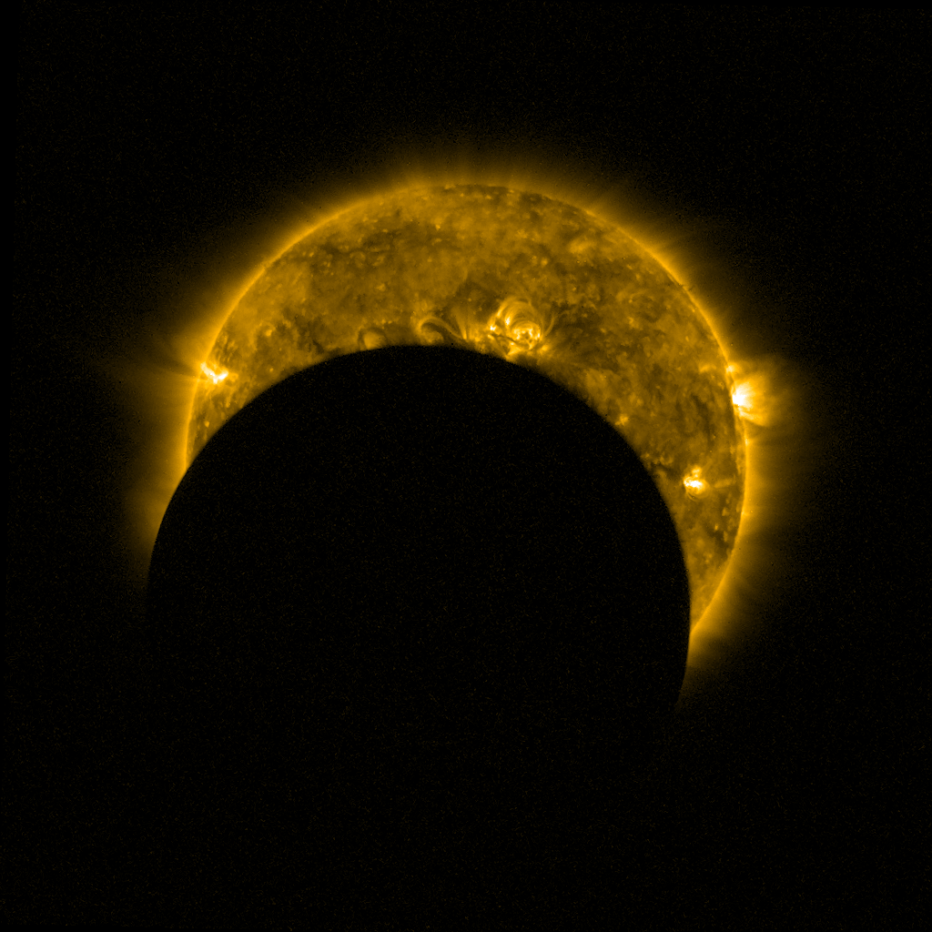 eclipse parcial de sol, uno de los eventos astronómicos más impresionantes